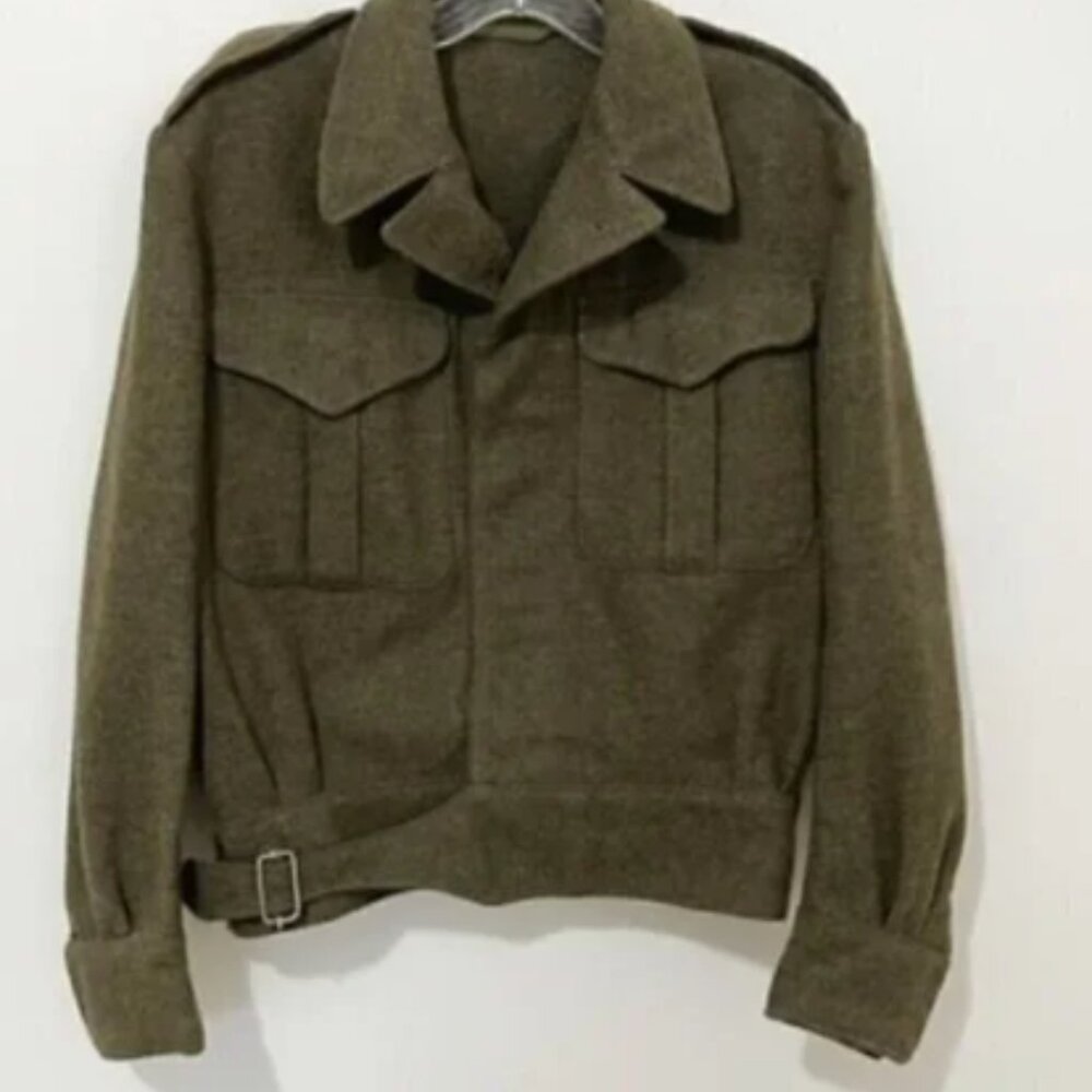 Battle Dress Blouses Serge 1951 Military Jacket Vintage Tip Top Tailors Post WW2